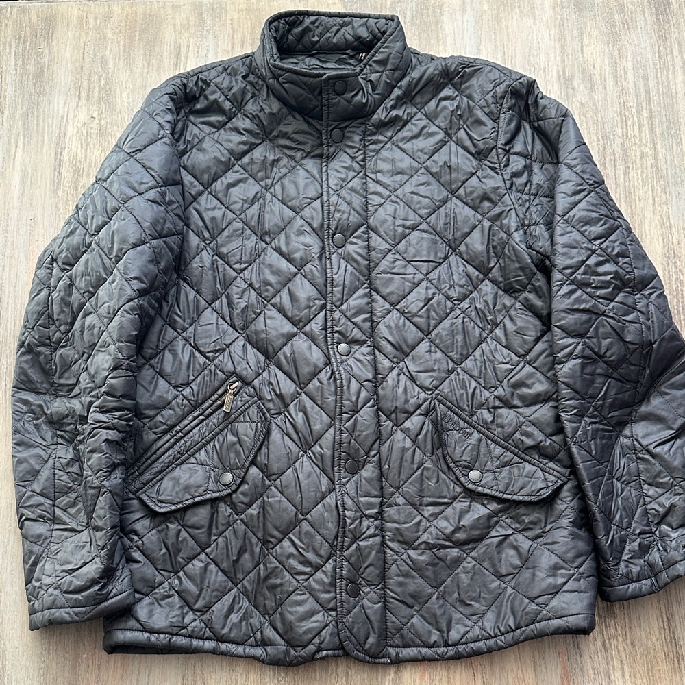 Barbour Quilted Black Jacket